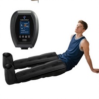 Bottes de massage des jambes sans fil à compression d'air, système de récupération sportive portable, massage par compression pour le fitness et la maison