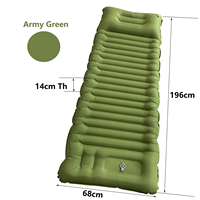Coussin gonflable imperméable en TPU, pour l'extérieur, matelas avec oreiller