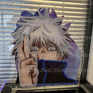 Personaje de dibujos animados Jujutsu Kaisen luces de neón personalizado Led acrílico IP65 luces de neón impresión para decoración del hogar - Product Image 5