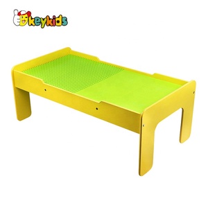 2024 <span class=keywords><strong>Table</strong></span> <span class=keywords><strong>de</strong></span> jeu en blocs <span class=keywords><strong>de</strong></span> bois préscolaire la plus populaire pour les enfants W08G296 - Product Image 5
