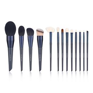 Vonira Beauté Meilleur Vente <span class=keywords><strong>Bleu</strong></span> 13 Pinceaux De Maquillage Sertie de maquillage Kit de Brosses Cosmétiques Étiquette Privée Emballage Boîte Logo Personnalisé - Product Image 1