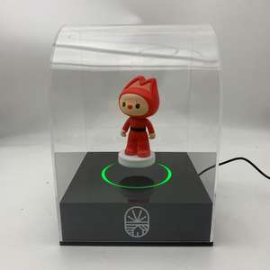 カスタマイズロゴ広告磁気浮上玩具カーウォッチリングディスプレイスタンド<span class=keywords><strong>LED</strong></span>ライト付き - Product Image 5