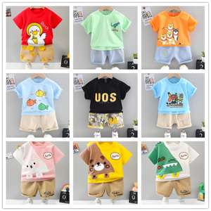 Lote de Ropa Infantil Mixta al por Mayor, Inventario de Verano, Ropa Casual de Algodón/Poliéster para Niños de 0 a 12 Años, Envío Aleatorio, Estampado de Dibujos Animados - Product Image 2