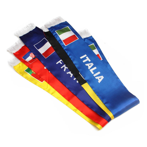 Bufandas con Bandera de la Selección Nacional de <span class=keywords><strong>Fútbol</strong></span>, Bufanda de Recuerdo para Fanáticos del <span class=keywords><strong>Fútbol</strong></span>, Cintas, Chales, Bufandas, Accesorios para Animar - Product Image 2
