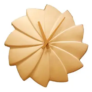 Trang Trí Nội Thất Handmade Flower Shaped Đồng Hồ Treo Tường Gốm Hoa Đồng Hồ Sứ - Product Image 1