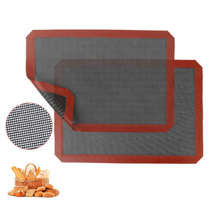 Tapis de cuisson en silicone antiadhésif de haute qualité pour le pain, doublure de four perforée, tapis de cuisson en silicone perforé pour la cuisson à la vapeur - Product Image 1