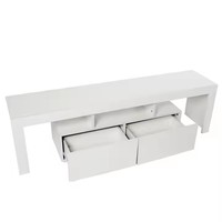 Venta al por mayor de muebles europeos modernos para el hogar, soporte de TV, muebles ajustables para sala de estar en madera de Tailandia