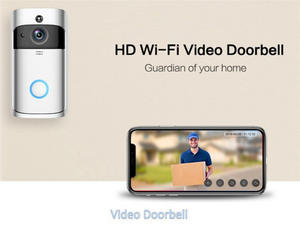 <span class=keywords><strong>AiWit</strong></span> V5 HD 720P WiFi Sonnette Vidéo Étanche en Plastique, Caméra de Porte Contrôlée par Application pour Usage Domestique, Vente en Gros Ring Video - Product Image 3