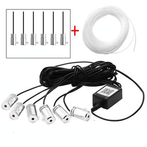 Luz ambiental de fibra óptica de 64 colores para interiores de automóviles, inalámbrica de alta gama, conversión sin cables para iluminación decorativa y ambiente en el coche. - Product Image 4