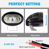 Vente en gros 20w LED Luz Auxiliaire Led hors route Led Travail Lumière Tracteur Faros Ranger Voiture Led