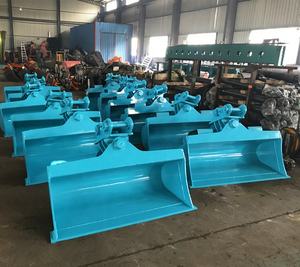 Mini pelle portable de 3 tonnes, seau de nettoyage incliné, bord de découpe à boulon pour pelle de 1200mm de diamètre - Product Image 4