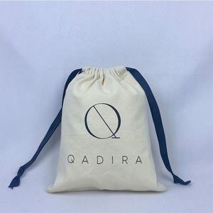 High Quality GOTS Certified Eco-friendly Organic Cotton Gift Packaging <b>Drawstring</b> <b>Bag</b> White Dust <b>Bag</b> Custom Logo Printed - Product Image 1