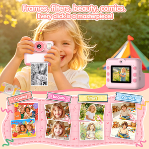 Cámara de Fotos para Niños, 48MP HD, Doble Lente, Impresión Instantánea, Impresión Térmica, Vlogging para Niños y Niñas, Regalo Navideño, Venta al por Mayor - Product Image 3