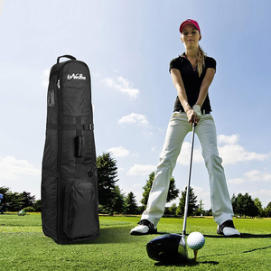 Léger Pliant sac de <span class=keywords><strong>golf</strong></span> voyage couverture Rigide En Nylon Sac de <span class=keywords><strong>Golf</strong></span> avec Roues - Product Image 6