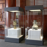 Vitrine minérale de pierres précieuses Pierre de jade Saphir Rubis Vitrine Emeraude Béryl Améthyste Agate Collection Cabinet pour Musée