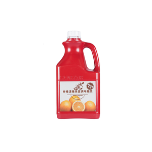 Jarabe de naranja concentrado, fresco y brillante para té de burbujas, bebidas frías y cafeterías comerciales - Product Image 1