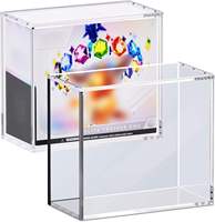Boîte de présentation en acrylique transparente pour cartes TCG, protège les boîtes Elite Trainer Box et Booster Box, taille personnalisée, vente en gros