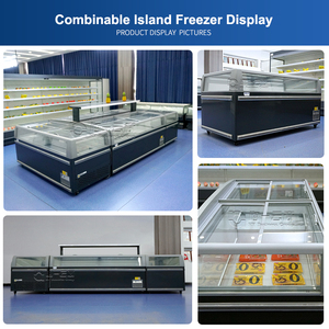 <span class=keywords><strong>Congélateur</strong></span> à affichage d'îlot <span class=keywords><strong>combiné</strong></span> de supermarché avec <span class=keywords><strong>congélateur</strong></span> coffre à porte coulissante <span class=keywords><strong>en</strong></span> verre supérieur pour <span class=keywords><strong>réfrigérateur</strong></span> et <span class=keywords><strong>congélateur</strong></span> commerciaux - Product Image 4