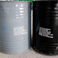 Granulés de carbure de calcium de qualité agricole et industrielle à 95 % de pureté pour la production de cyanamide de calcium et la maturation des fruits - Seaux de 50 kg