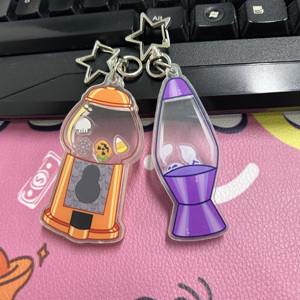 Llavero de Acrílico Transparente de Tres Capas con Dibujos Animados, Personalizado, de Alta Calidad - Product Image 3