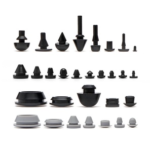 Bouchon en silicone résistant aux hautes températures avec coussinet <span class=keywords><strong>de</strong></span> pied en caoutchouc <span class=keywords><strong>de</strong></span> <span class=keywords><strong>porte</strong></span> anti-collision absorbant les chocs caractéristiques anti-poussière trous <span class=keywords><strong>de</strong></span> vis - Product Image 4