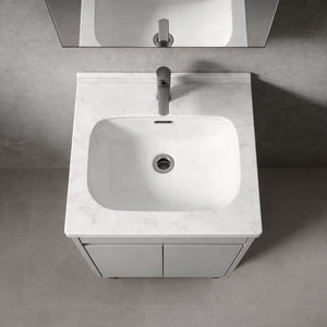 <span class=keywords><strong>Meuble</strong></span>-lavabo compact pour salle de bain avec <span class=keywords><strong>vasque</strong></span> intégrée, <span class=keywords><strong>meuble</strong></span>-<span class=keywords><strong>vasque</strong></span> autoportant gain de place avec rangement pour petites salles de bain - Product Image 6