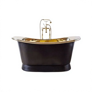 Bañera de cobre de calidad superior diseño antiguo tamaño y forma personalizados bañera para accesorios de baño - Product Image 1