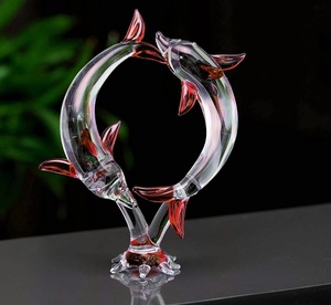 Tiny Glass World Handmade Murano Blown Glass Dome Animal Dolphin Music Cross Theme Home Decor Christmas <b>Easter</b> Chinese New Year - Product Image 3