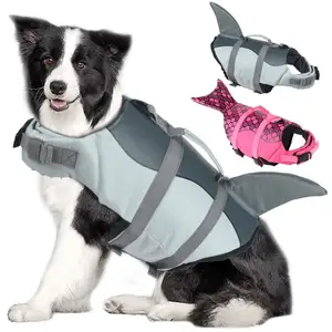 Reflecterende Verstelbare Draagbare Honden Safety Jacket Vest Badmode Hond Zwemkleding Drijvende Jassen Met Reddingshandvat