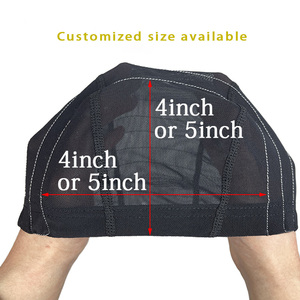 Tappo all'ingrosso per fare parrucche portatile all'ingrosso Private Label elastico vicino fascia frontale parrucca calza Caps - Product Image 6