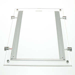 Cadres LED en cristal A3 Boîte à lumière éclairée Agent immobilier suspendu Présentoir de fenêtre - Product Image 3