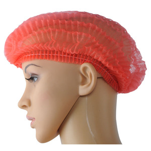 Bán buôn dùng một lần tóc <span class=keywords><strong>Net</strong></span> nhà máy thực phẩm spa chăm sóc cá nhân Head Cover Clip cap MOB cap đàn hồi không dệt dùng một lần CE màu xanh - Product Image 5