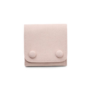 Guanfanxi chine — sac cadeau en microfibre, personnalisé, rose durable avec bouton, bague et boucles d'oreilles, bracelet, rangement, pochette pour bijoux - Product Image 4