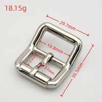 Accessoires de sac en métal Cloxy 16/20/25mm rouleau de barre centrale boucles à épingles coulissantes pour sac ceinture sangle sangle boucle coulissante réglable