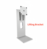 Support tout en alliage d'aluminium de 27 pouces et 32 pouces pour moniteur de style XDR, table élévatrice rotative CNC, support VESA pour écran d'ordinateur de bureau