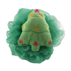 Éponge de bain en maille en forme de fleur écologique pour enfants et bébés, nettoyage en profondeur, exfoliation du corps, gommage avec du matériau en viscose - Product Image 5