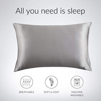 Housse de coussin personnalisée 20x26 pouces avec fermeture enveloppe, en polyester satiné, pour les cheveux et la peau