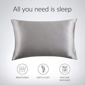 20x26 inch tùy chỉnh phong bì đóng cửa ném gối polyester satin lụa gối trường hợp bìa cho tóc và da - Product Image 2