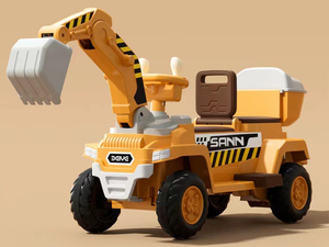 Auto <span class=keywords><strong>Elettrica</strong></span> Telecomandata di Alta Qualità per Bambini, Veicolo da Costruzione, Giocattolo Cavalcabile di Tendenza per Bambini dai 2-4 Anni e dai 5-7 Anni - Product Image 2