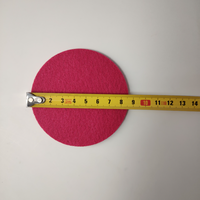 Sous-verres tendance personnalisés en feutre de fibres chimiques épaissi, écologiques, modernes, anti-taches et faciles à nettoyer pour villa, café, bar, bureau
