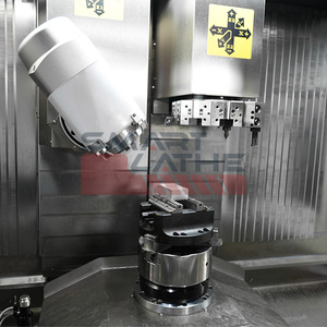 Fresatrice CNC a <span class=keywords><strong>5</strong></span> assi per centro di lavoro CNC compatto a <span class=keywords><strong>5</strong></span> assi aerospaziale con tornitura verticale - Product Image 5