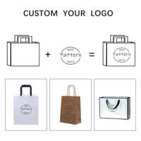 Sac en papier blanc imprimé mignon pour baby shower, motif dessin animé, pour bonbons et collations des invités, personnalisé pour événement célébratif