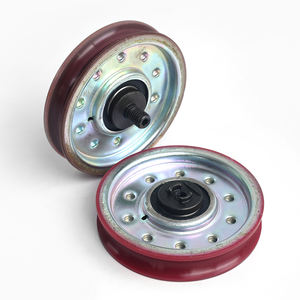 Roda Gantung Pintu Lift Hotel Modern 94 * 19 * 6203 untuk Tongli AMD Door Pulley Layer Aksesoris Lobi - Product Image 1