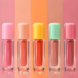 Gloss à lèvres brillant de haute qualité, couleurs assorties, facile à appliquer, texture crémeuse, emballage personnalisé - Product Image 3