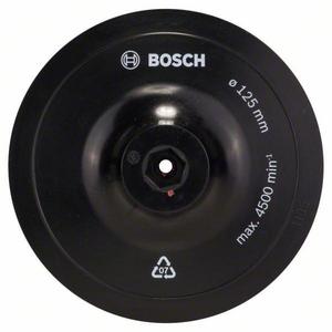 BOSCH - 1609200154 Tampon de support avec crochet et boucle de fixation ø 125mm - EAN 3165140003971 ABRASIVES SANDING PADS - Product Image 1
