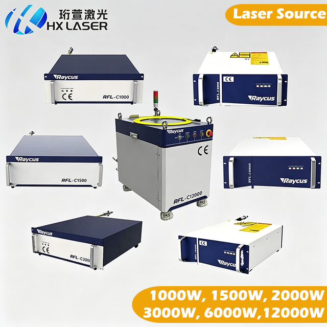HXLASER Raycus Laser Source 3000w 12KW 6kw 2KW Fiber Laser Source 1500w RFL-C1000S/C1500S/C2000S/C3000S /C6000S/C12000S