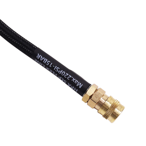 Tuyau d'air HPA SLP FLEX de 40 pouces pour <span class=keywords><strong>paintball</strong></span>, noir olive ou kaki, grand diamètre, avec raccords standard américains - Product Image 5