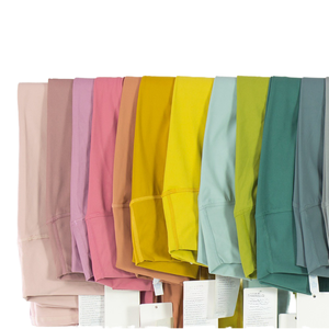 Leggings Yoga a Vita Alta Personalizzabili per Donne, Controllo Pancia, Elasticizzati, per Allenamento e <span class=keywords><strong>Fitness</strong></span>, Taglia XS, Texture Modellante - Product Image 1