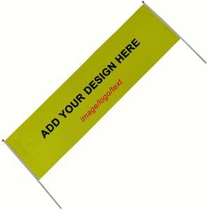 Pancarta Personalizada Ecológica de Poliéster con Impresión Digital para Fiestas de Cumpleaños, Eventos Deportivos al Aire Libre - Product Image 1