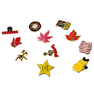 Trendy Aesthetic Enamel Brooch Custom Shaped Metal Lapel <b>Pin</b> Cute Funny Pattern Badge for Jacket Hat Accessories - Product Image 1